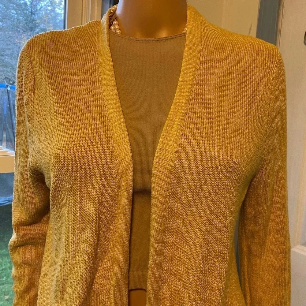 A new day Soft Cozy Modal Blend Open Cardigan Sweater Women Size M Stretch - Picture 6 of 6